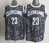 Cleveland Cavaliers #23 LeBron James Black City Luminous Stitched Jersey,baseball caps,new era cap wholesale,wholesale hats